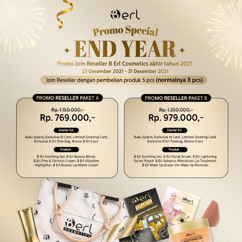 Promo Join Reseller B Erl Cosmetics
