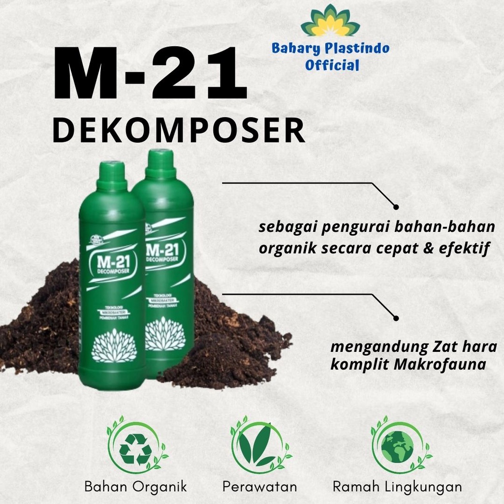 Pupuk M-21 Descomposer Pembuatan Pupuk Kompos