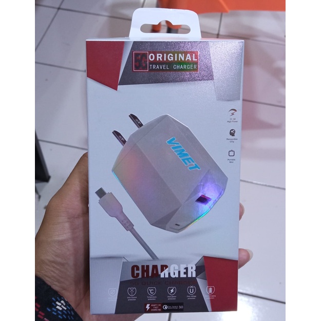 Charger VIMET Original Fast Charging Quick Charge 3.0