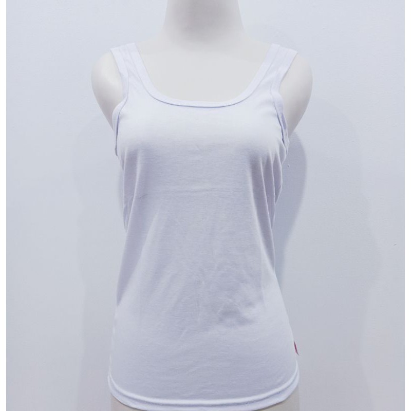 Tanktop wanita tali besar /Singlet wanita premium#Tanktop Jumbo Virtus#Promo-Putih