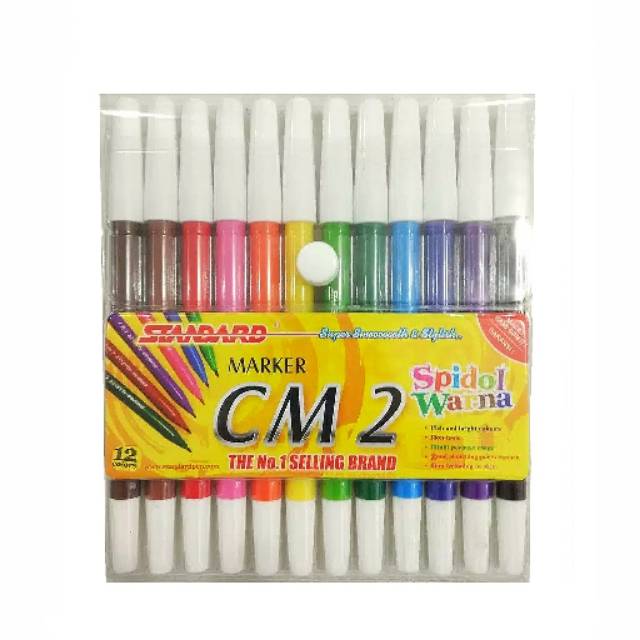 

Spidol Standard CM2 12 Warna