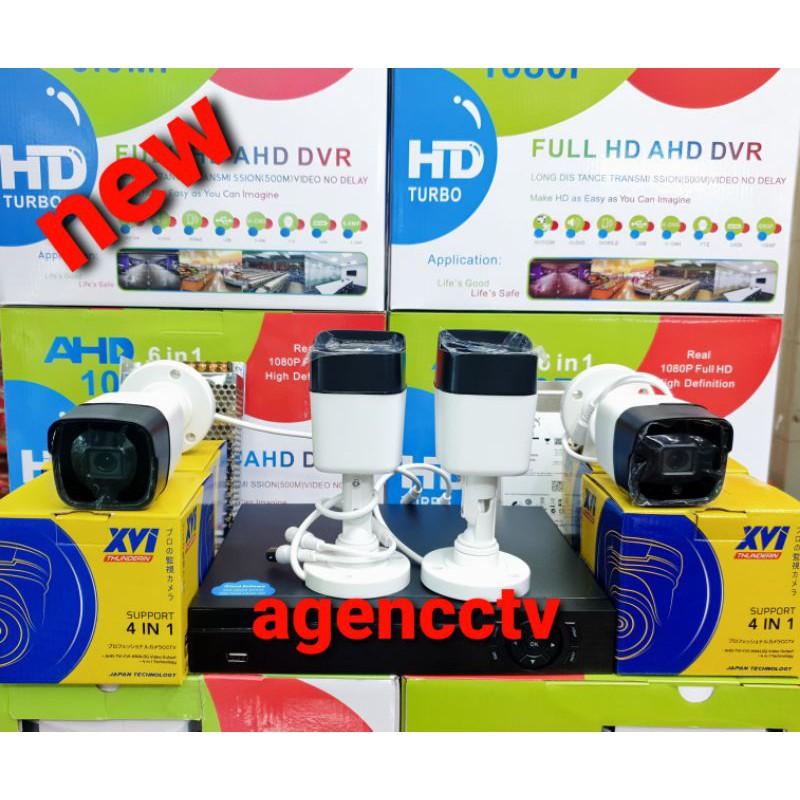 paket cctv 4 chanel 4 kamera 5mp 1080p ir sony full hd komplit