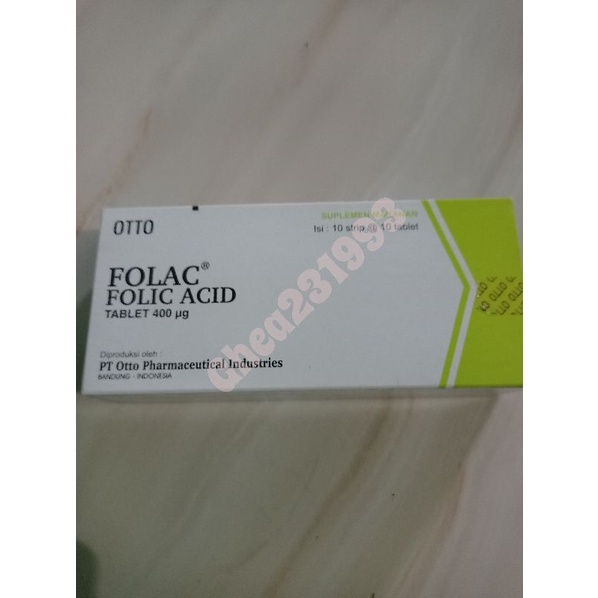 Jual Readih Folac Folic Acid Mcg Isi Tablet Awesome Shopee