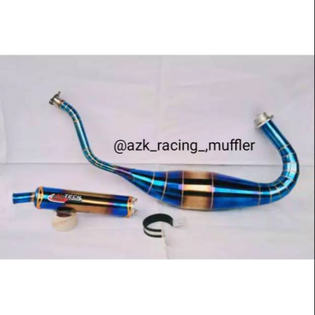 Knalpot Aitech Ninja 2tak R/RR/SS Cobra Bluemoon