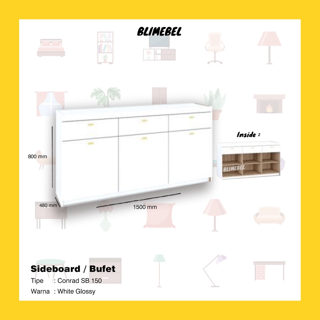 Sideboard / CONRAD SB 150 - GARVANI
