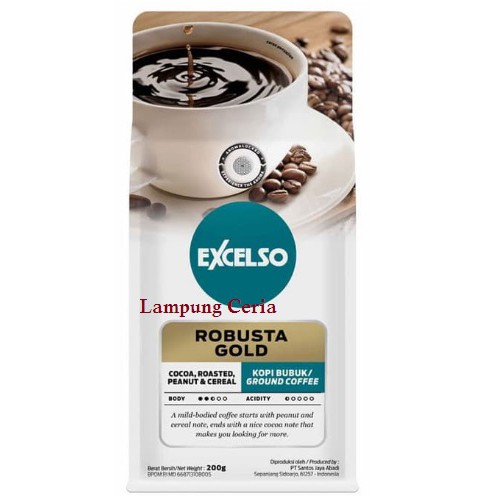 

Kopi Bubuk | Exelso Robusta Gold 200gr