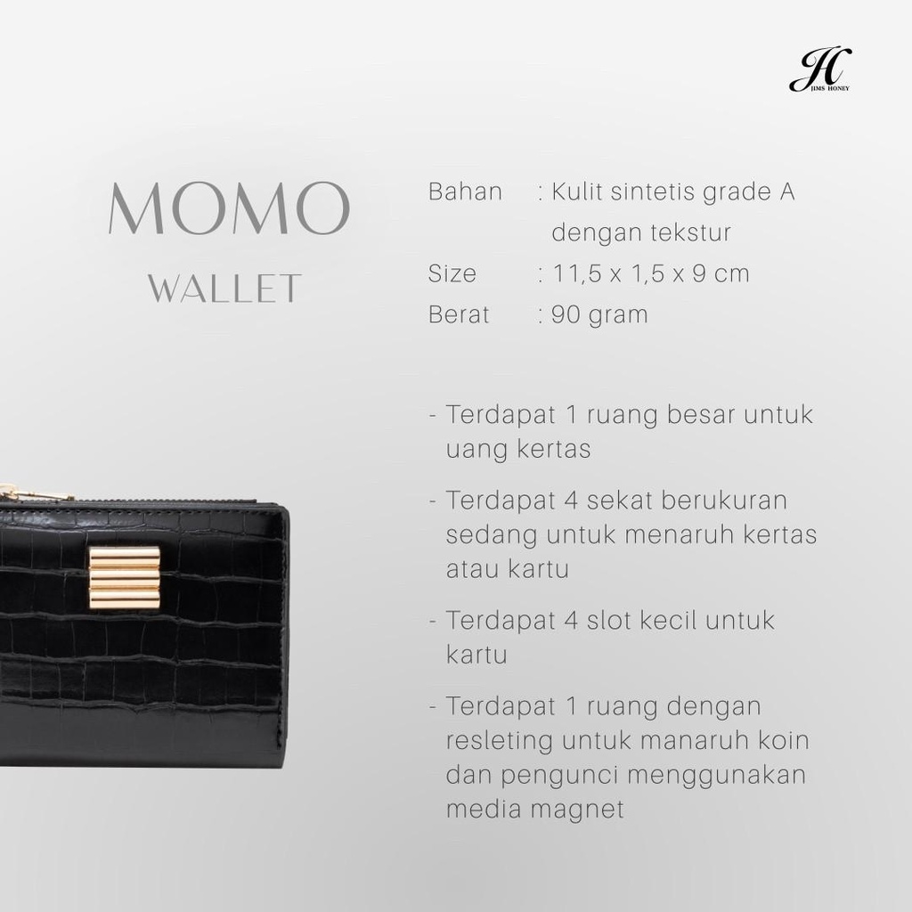 JIMS HONEY DOMPET WANITA MINI MOMO WALLET