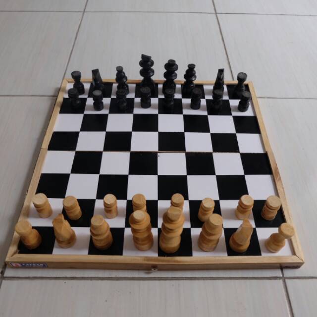 Papan catur kayu JUMBO