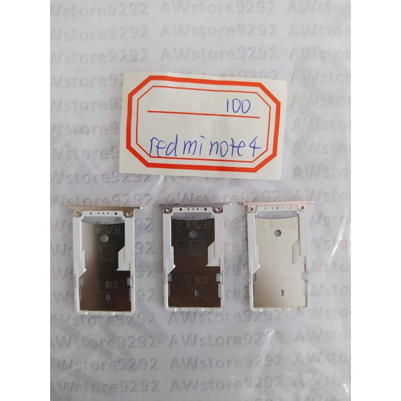 Slot Tempat Dudukan Kartu Simcard Sim card Lock Simtray Sim Tray XIAOMI REDMI NOTE 4 / 4X