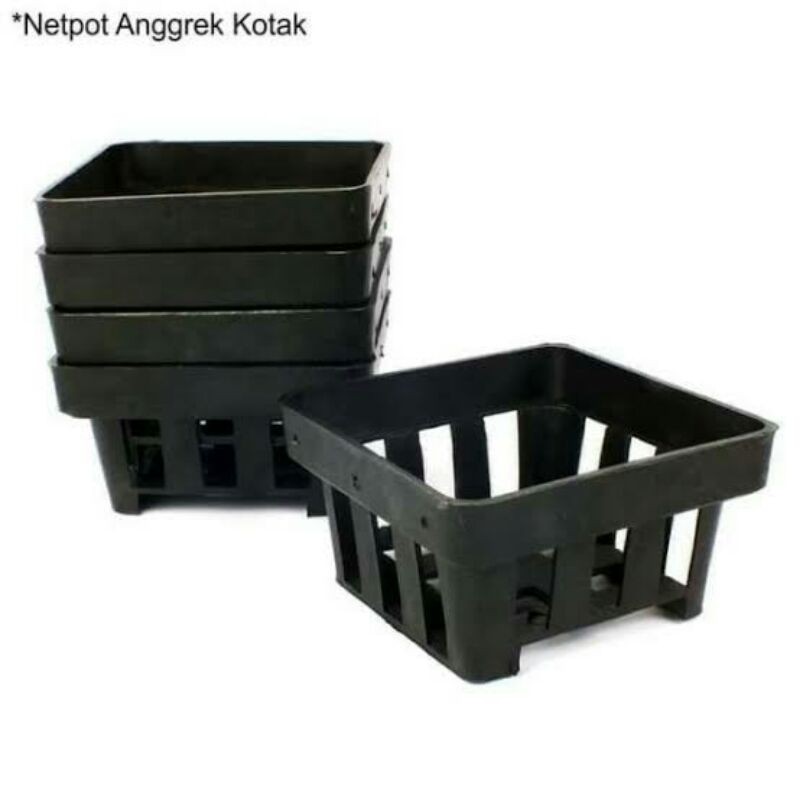 Pot Plastik Kotak Anggrek