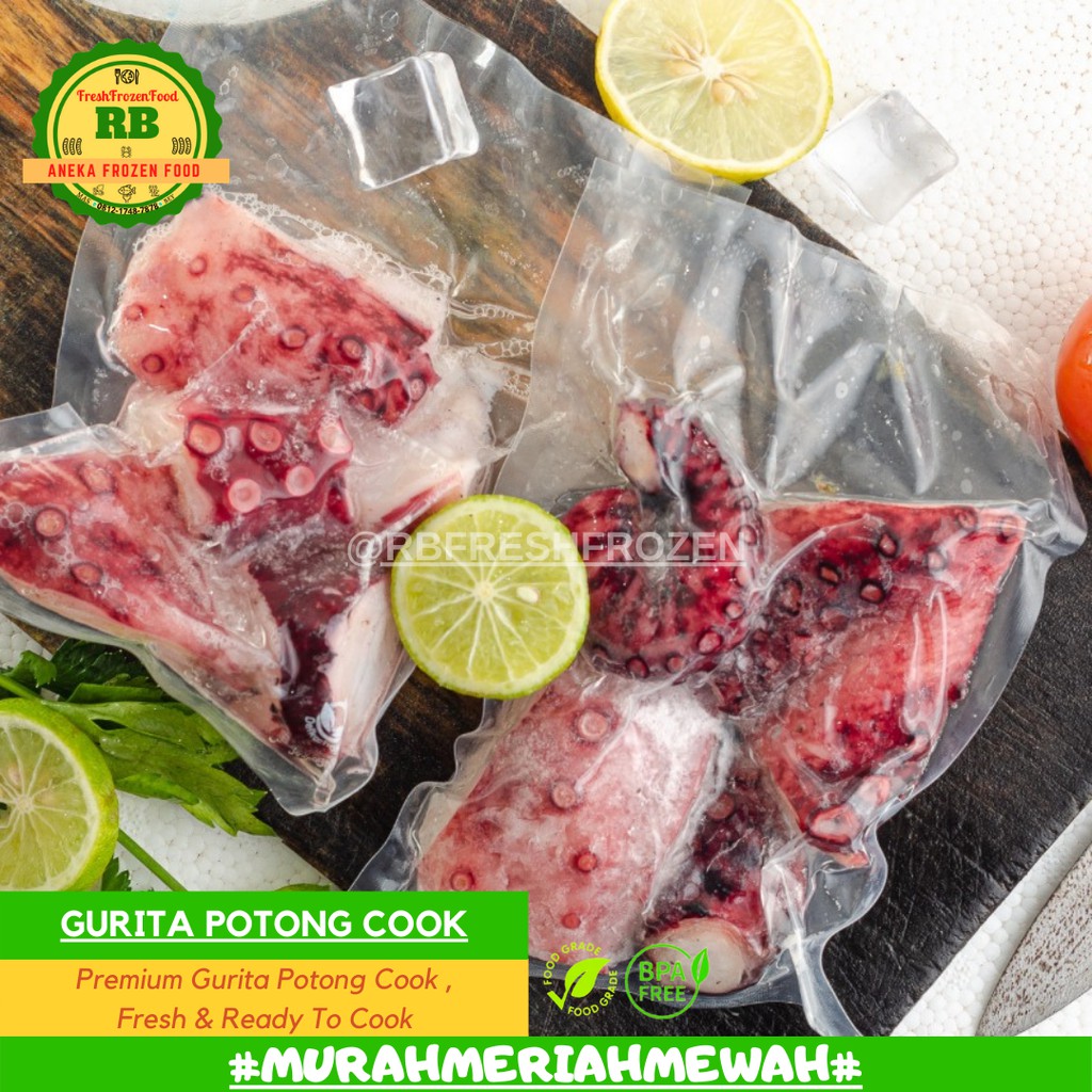 

RBFresh&Frozen - GURITA POTONG COOK 100GR