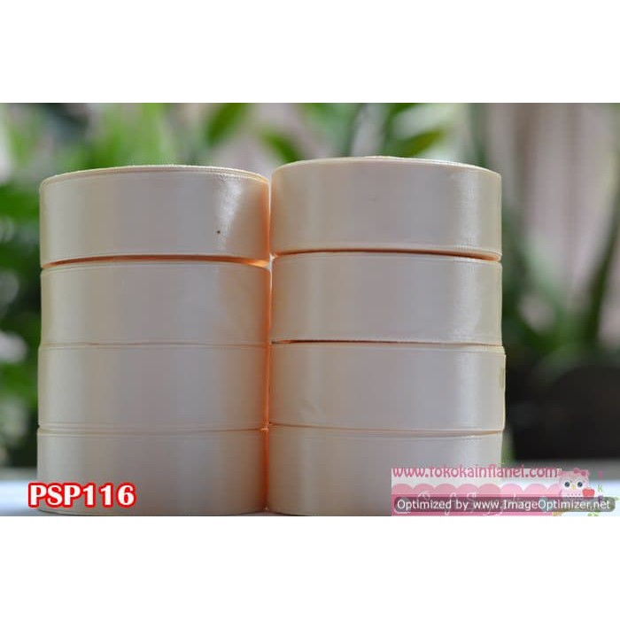

Langsung Order PSP116 Pita Satin Polos 1 Inch Cream (Per rol) Terlaris