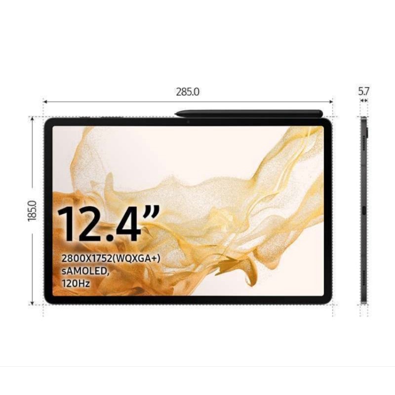 Samsung Galaxy Tab S8 Plus 5G 8/256gb Grs Resmi Samsung Indonesia SEIN