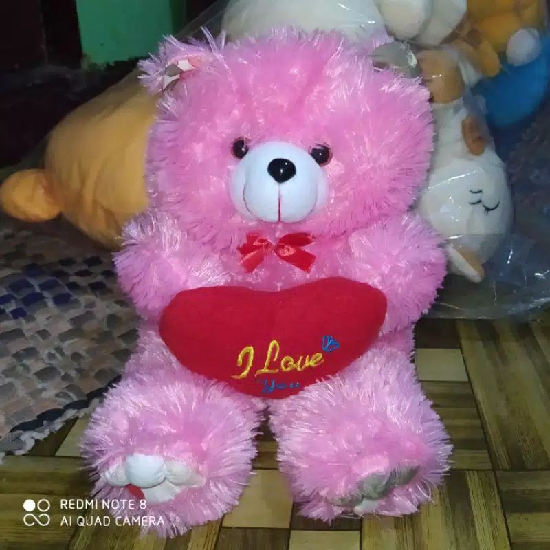 boneka panda lucu love