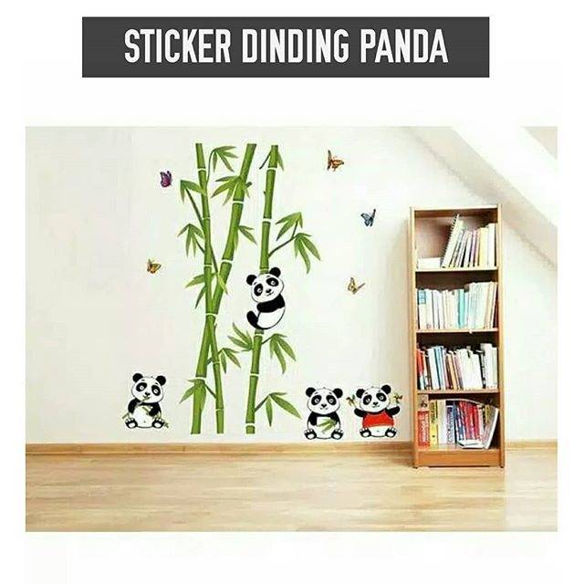 STIKER DINDING PANDA