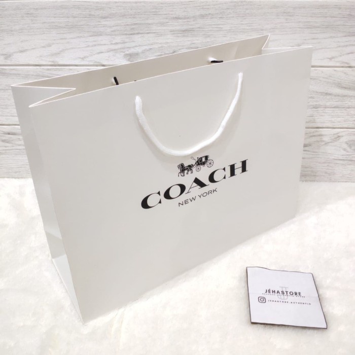

(TERLARIS) PaperBag COACH Large - White