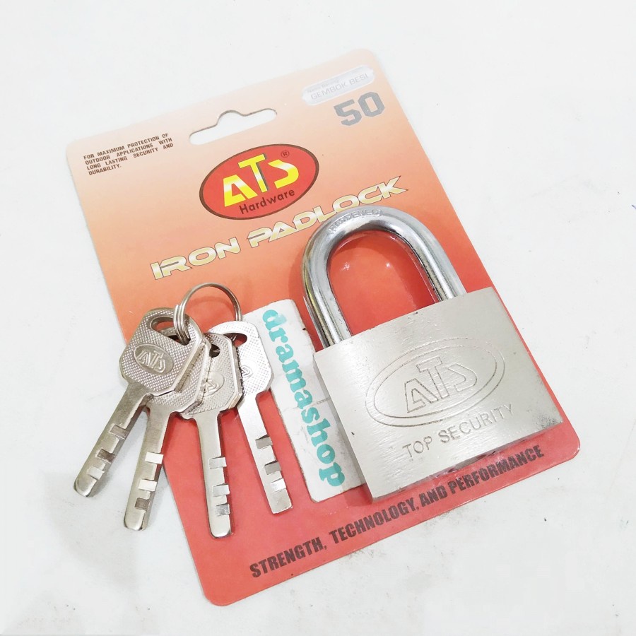 Gembok Besi ATS 50mm Iron Padlock 50 mm