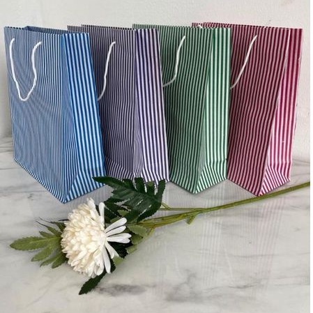

Paper Bag Garis Kantong Kertas Salur Small
