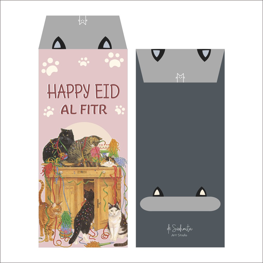 

AMPLOP LEBARAN EDISI KUCING