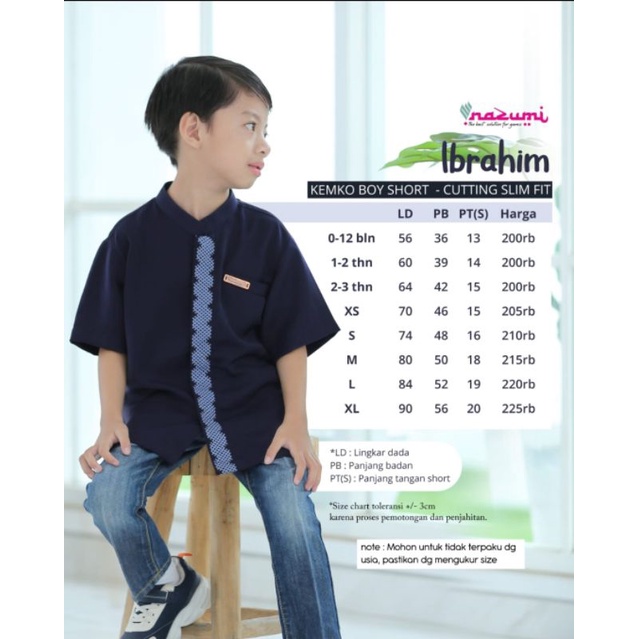 Koko Anak Kids Kemko Ibrahim Boy Sarimbit Samara Family by Nazumi