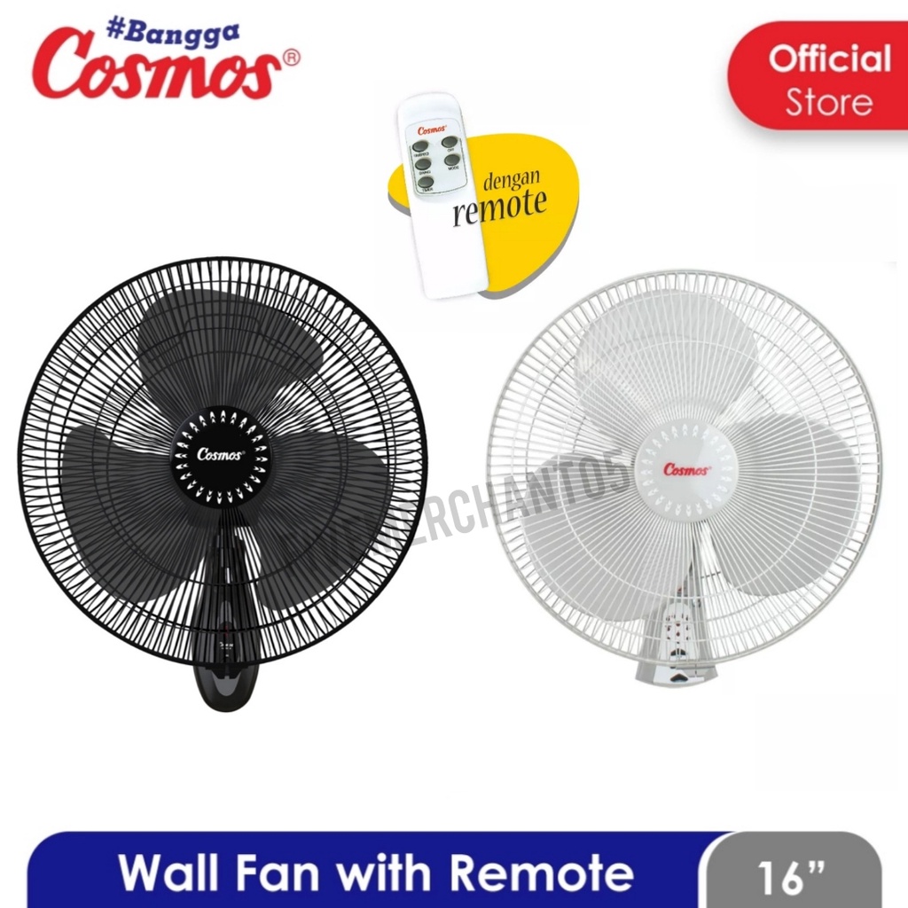 Kipas Angin Dinding Cosmos 16 WFGR WFCR Remote Kipas Tembok Wall Fan Kipas Remot Cosmos 16 WFCR Kipas Dinding