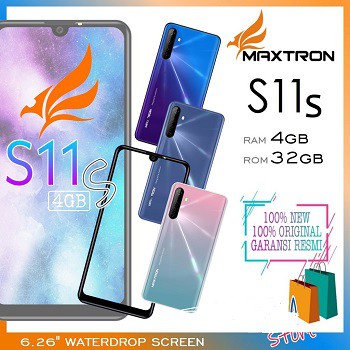 MAXTRON S11s 4/32 RAM 4GB ROM 32GB GARANSI RESMI