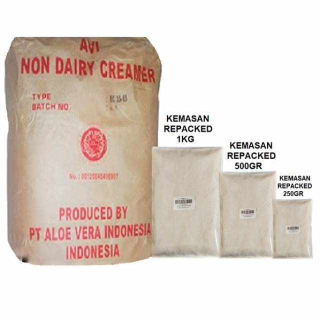 

1kg Creamer bubuk Aloe vera indonesia ( AVI ) Reguler Creamer Nabati Krimer Nabati Non Dairy Creamer sfd