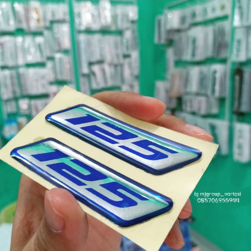 Emblem logo motor honda vario seri 125 150 original bagasi