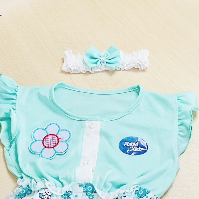 Jumpsuit Fashion Bayi Set Bando Murah Meriah Modis