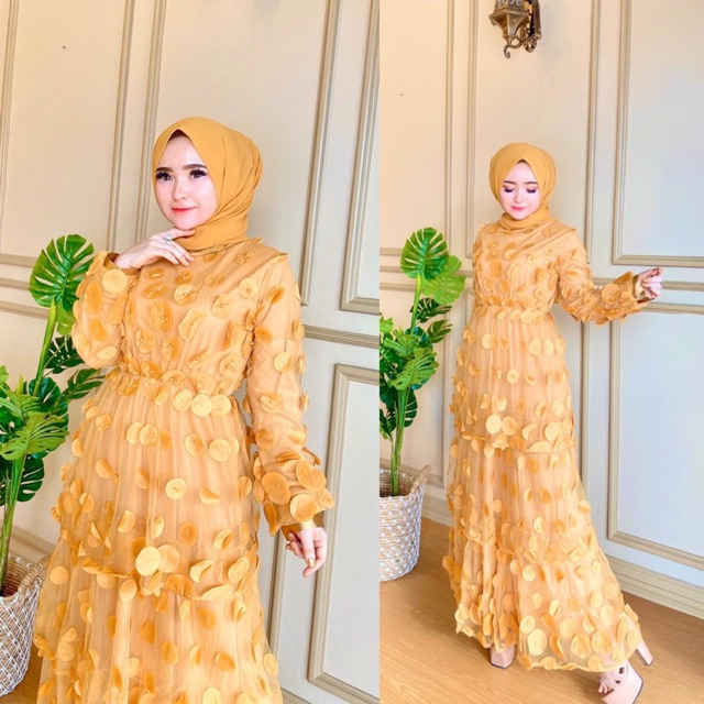 Dress Tutu Brokat Original Shellasaukia