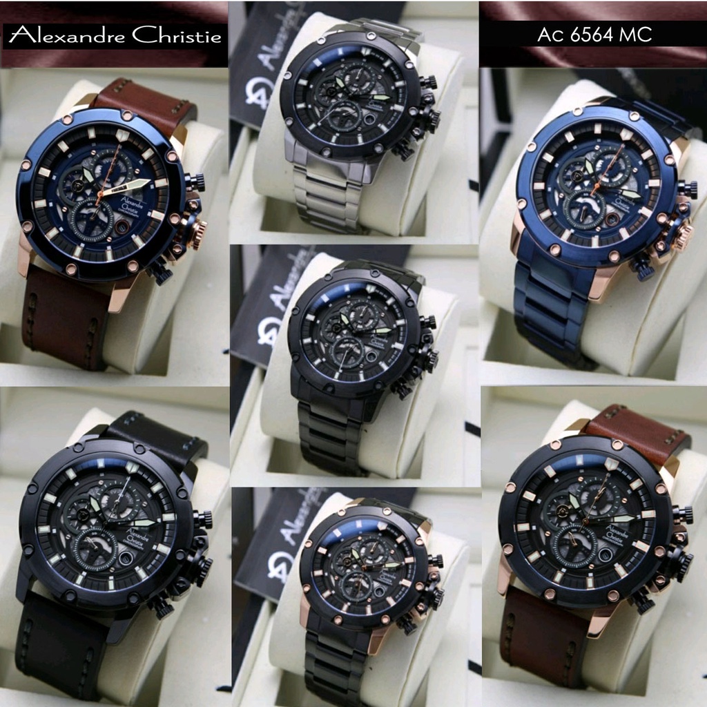 Jam Tangan Alexandre Christie Ac 6564 jam tangan pria Original