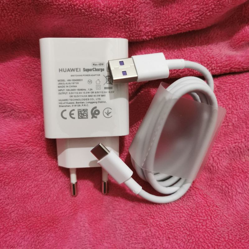 Charger Huawei Bekas P40pro P30pro Mate 20Pro Mate 30 Bawaan P40pro 40watt