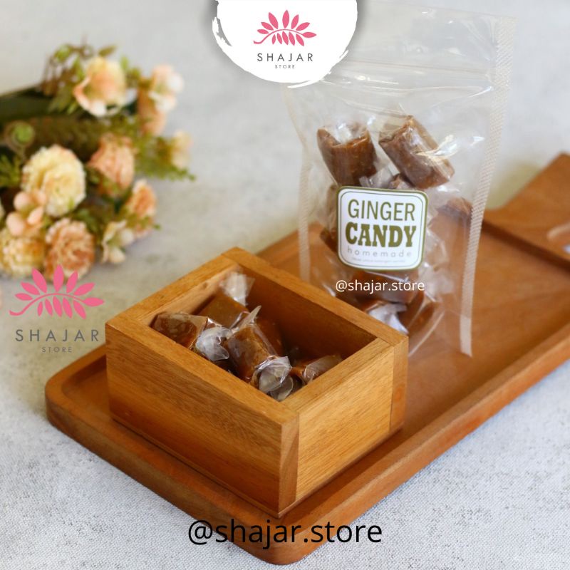 GINGER CANDY POUCH ISI 10/PERMEN JAHE/PERMEN JAHE GULA AREN