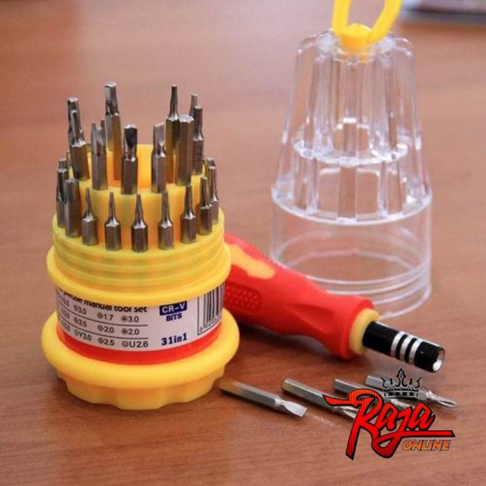 Obeng Murah Multi 31 In 1 Screwdriver Obeng Mini Multifungsi