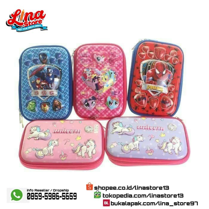 

Tempat / Kotak Pensil Smiggle Look A Like Pencil Case
