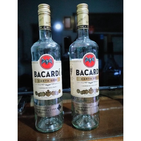 Botol bekas - BACARDI