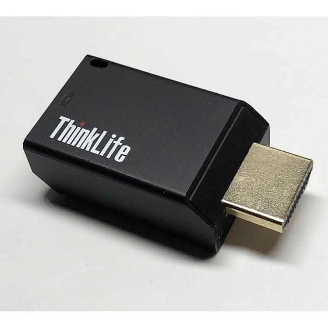BISA COD Lenovo Thinkpad HDMI ke VGA Adapter Laptop HD Converter Proyektor