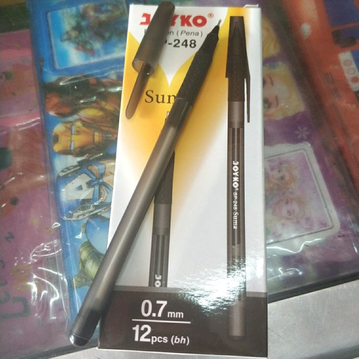 

Hot Sale Pulpen Suma Joyko 0.7 Mm (Isi 12 Pcs) Terlaris