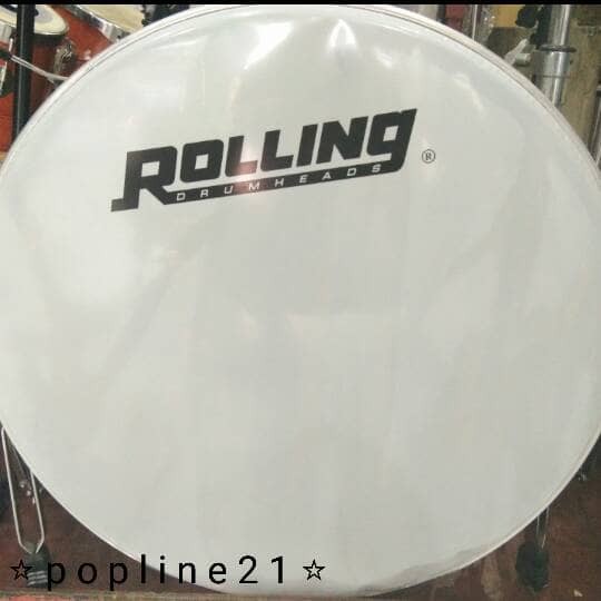 Drum Head ROLLING 22&quot; White