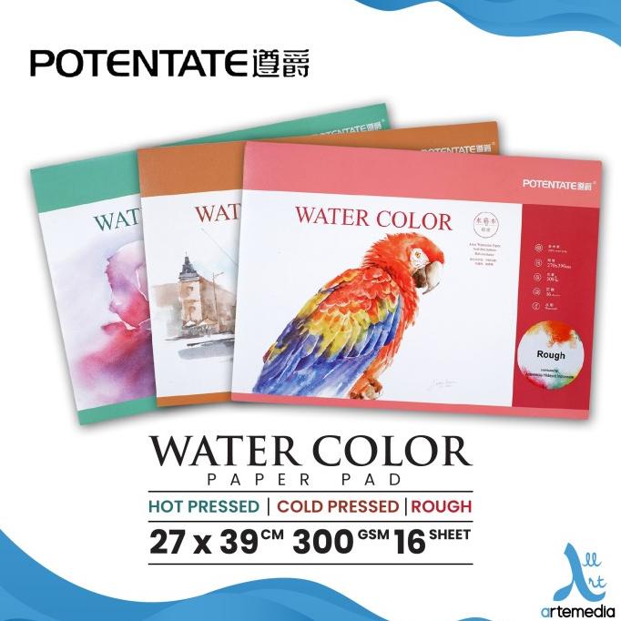 

Kertas Cat Air Potentate 27x39cm Watercolor Paper Pad