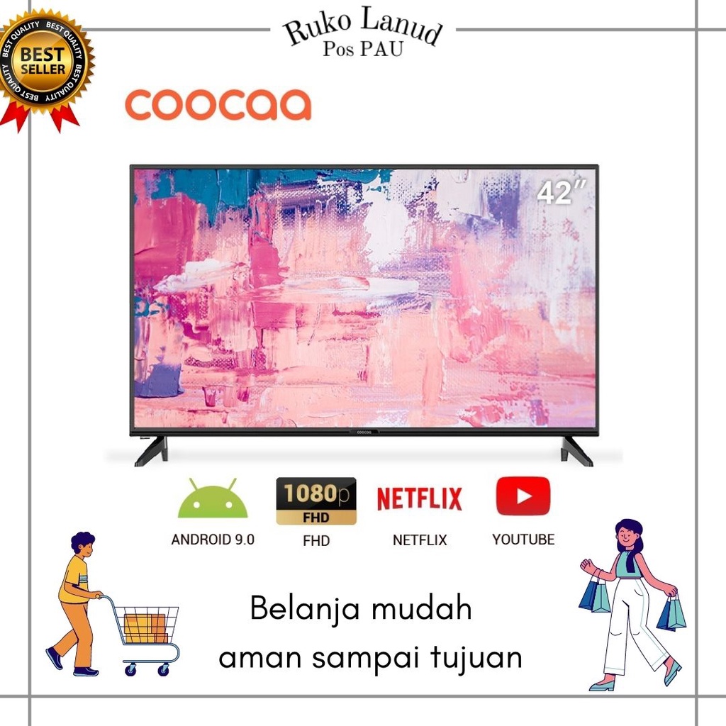 COOCAA LED TV 42 inch - Android TV 42S3G