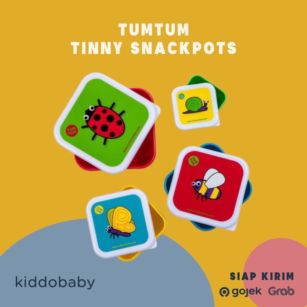 Tum Tum Tiny Snackpots | Kotak Makan