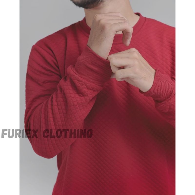 SWEATER COMFY CREWNECK BASIC POLOS | COMFY CREWNECK | JAKET PRIA KNIIT