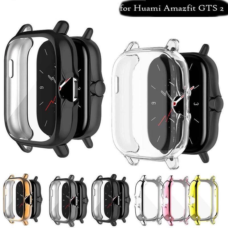 Case Pelindung Layar Smartwatch Bahan TPU Transparan Untuk Huami Amazfit GTS 2 3 GTR2 GTR2E GTR3 GTR3 Pro