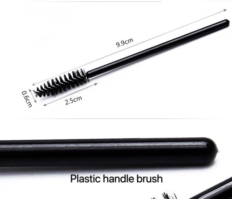 10pcs Kuas Makeup Bulu Mata Perpanjang Aplikator Maskara Alis Sekali Pakai Eyelash Brush