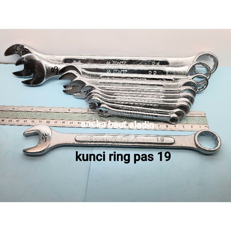 kunci ring pas 19