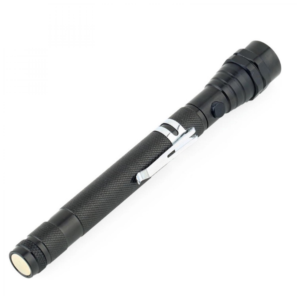 IDN TOOLS - LED Telescopic Flexible Magnetic Pick Up Flashlight