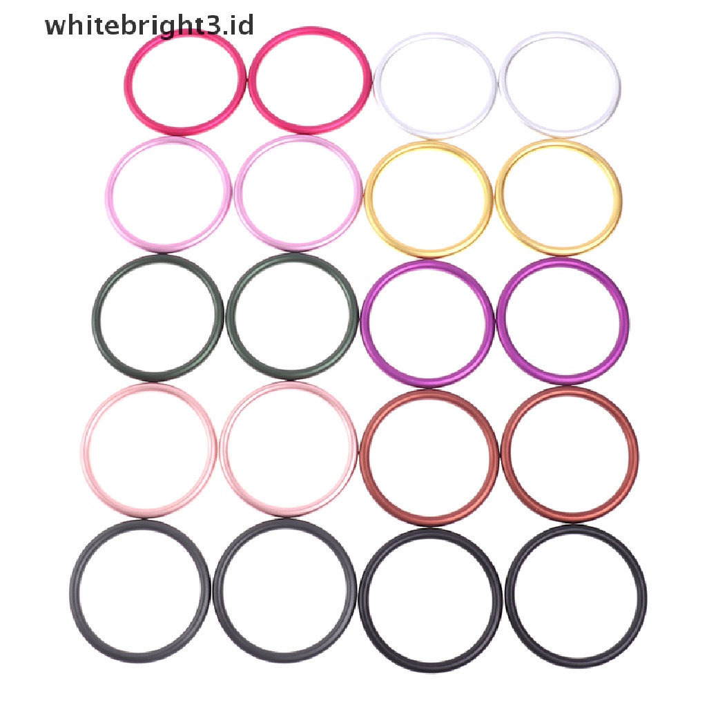 (whitebright3.id) 2pcs Sling Ring Bahan Aluminum Untuk Gendongan Bayi