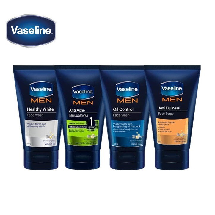 vaseline men anti acne facial wash 100 g