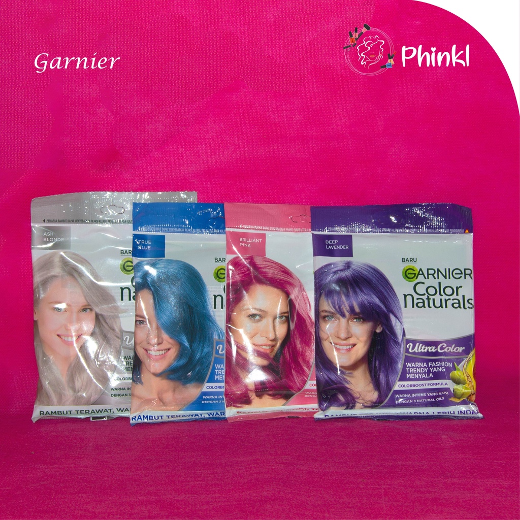 `ღ´ PHINKL `ღ´ Garnier colour hair sachet coloring semir rambut lembut tidak merusak warna lembut permanen natural